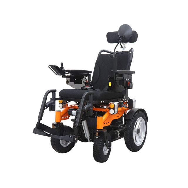 KS901 Orange Off-Road Electric Wheelchair