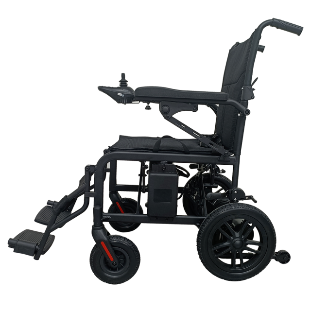 KS600A Standard Model, Sand Texture Black Electric Wheelchair