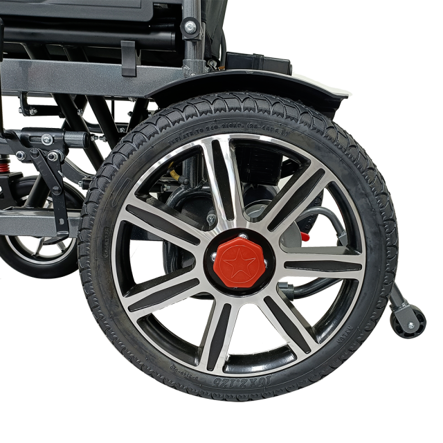 KS601B Premium Flash Gray Electric Wheelchair